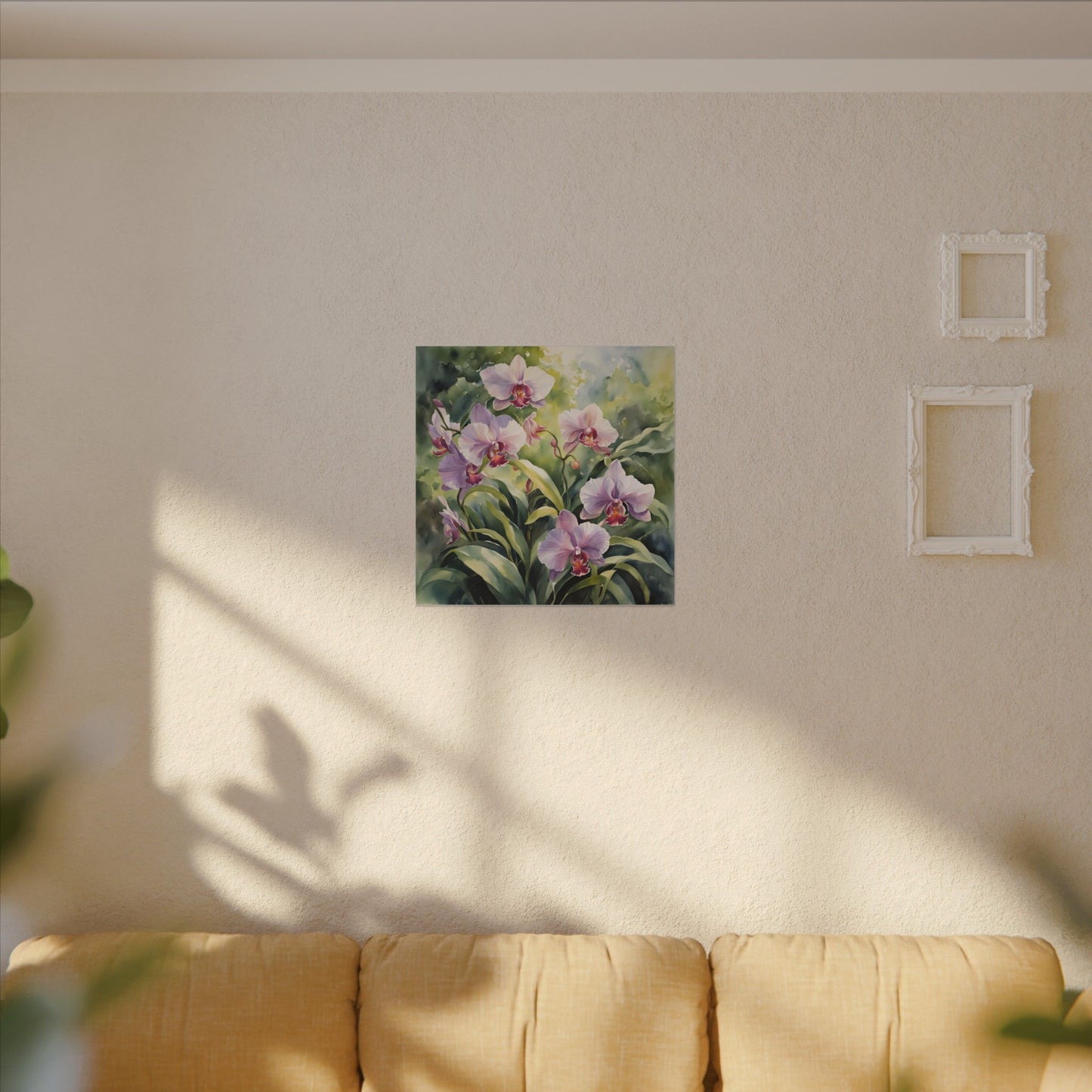 Matte Wall Canvas - Orchid - Bloom and Grow Collection