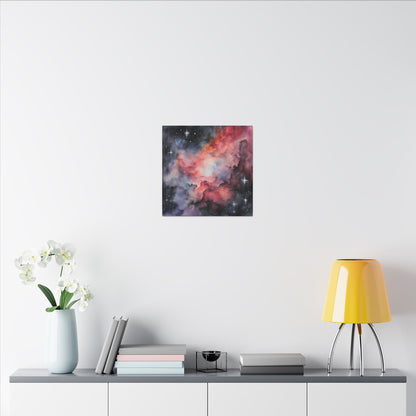 Matte Wall Canvas - Nebula Galaxy One - Beyond the Stars Collection