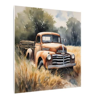 Matte Wall Canvas - Good Old Truck - Wheels & Wings Collection