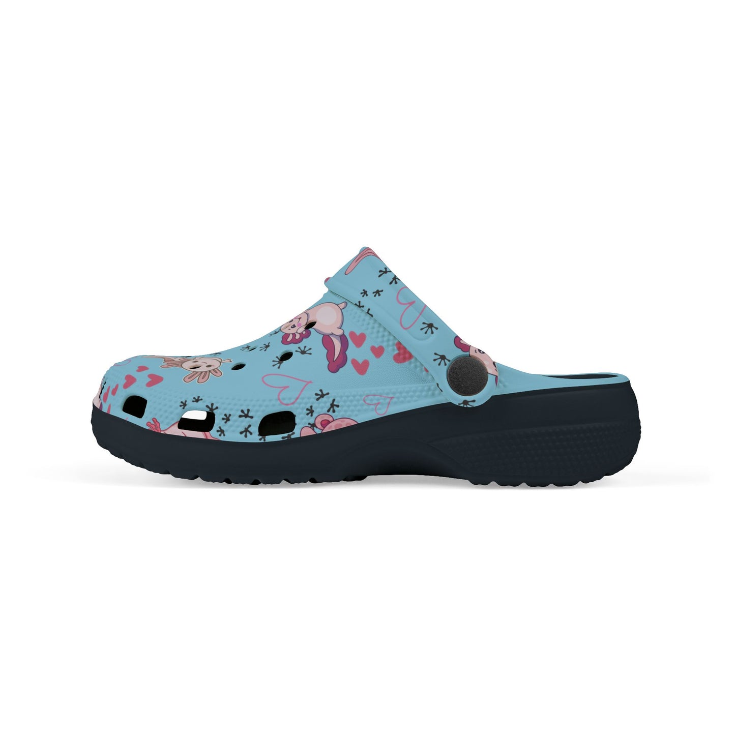 Kid's Foam Clogs - Axolotl - Arctic Blue