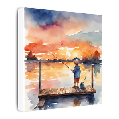 Matte Wall Canvas - Fishing - The Great Outdoors Collection