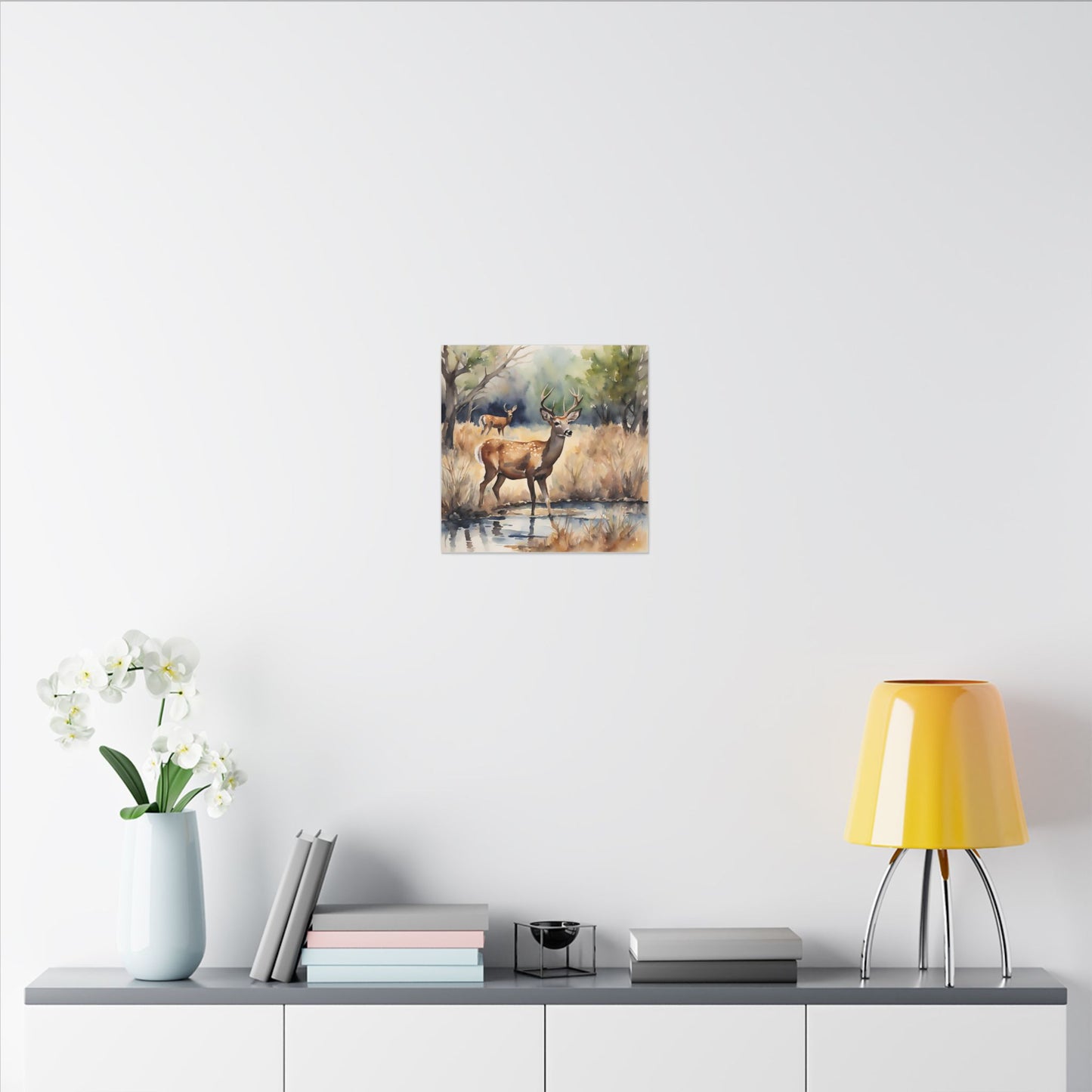 Matte Wall Canvas - Deer - The Great Outdoors Collection