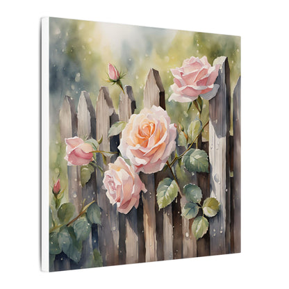Matte Wall Canvas - Rose - Bloom and Grow Collection