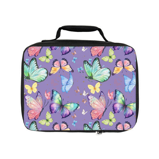 Lunch Bag - Butterflies - Lavender
