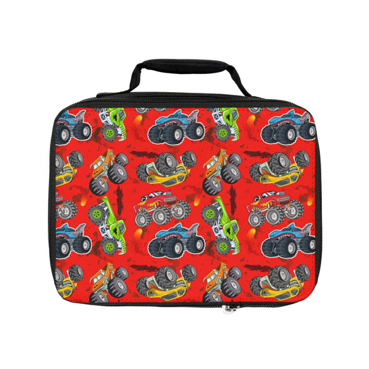 Lunch Bag - Monster Truck - Red Hot