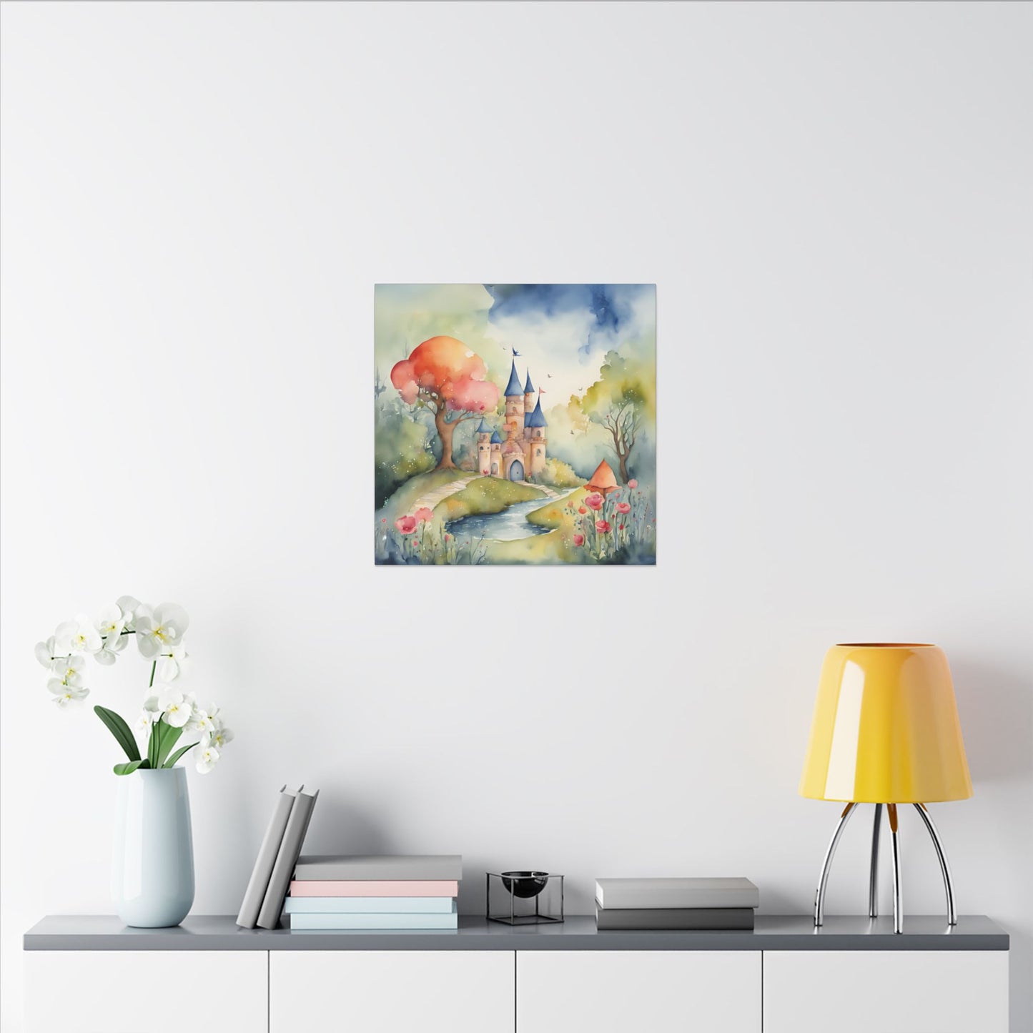 Matte Wall Canvas - Castlescape - Storybook Dreams Collection