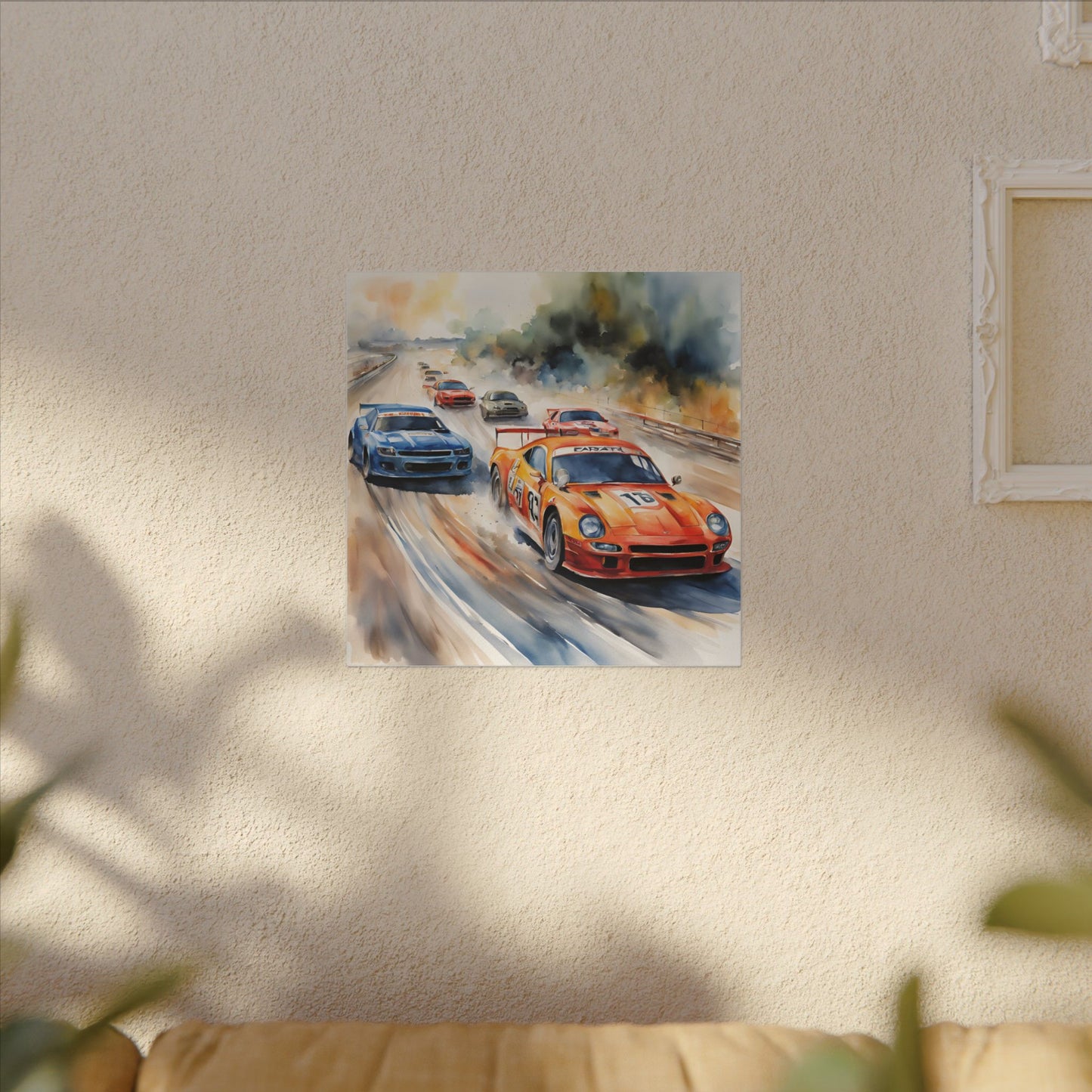 Matte Wall Canvas - Race Day - Wheels & Wings Collection