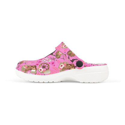 Kid's Foam Clogs - Cowgirl - Bubblegum