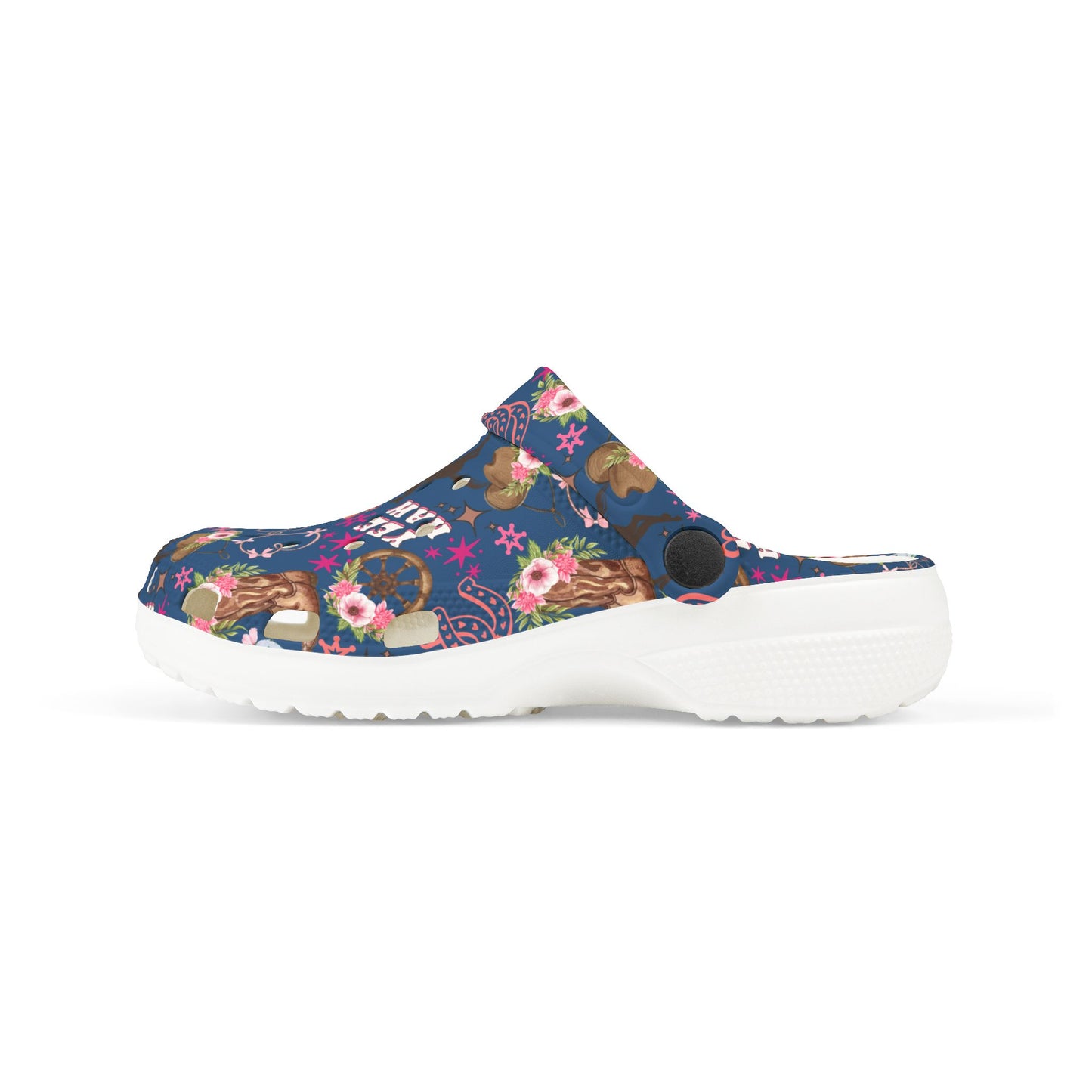 Kid's Foam Clogs - Cowgirl - Denim