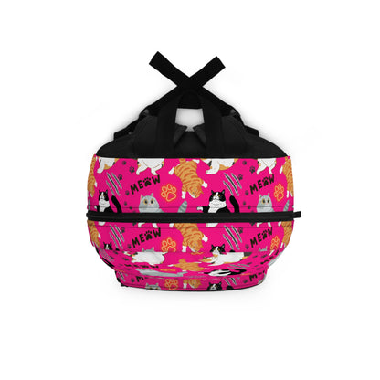 Backpack - Fat Cat - Hot Pink
