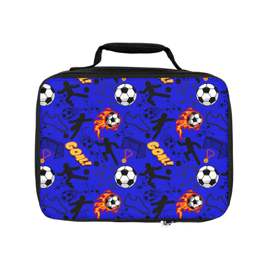 Lunch Bag - Soccer - True Blue