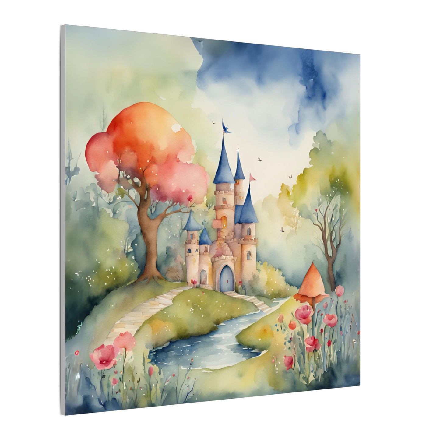 Matte Wall Canvas - Castlescape - Storybook Dreams Collection