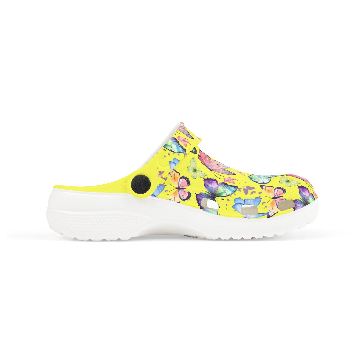 Kid's Foam Clogs - Butterflies - Butter