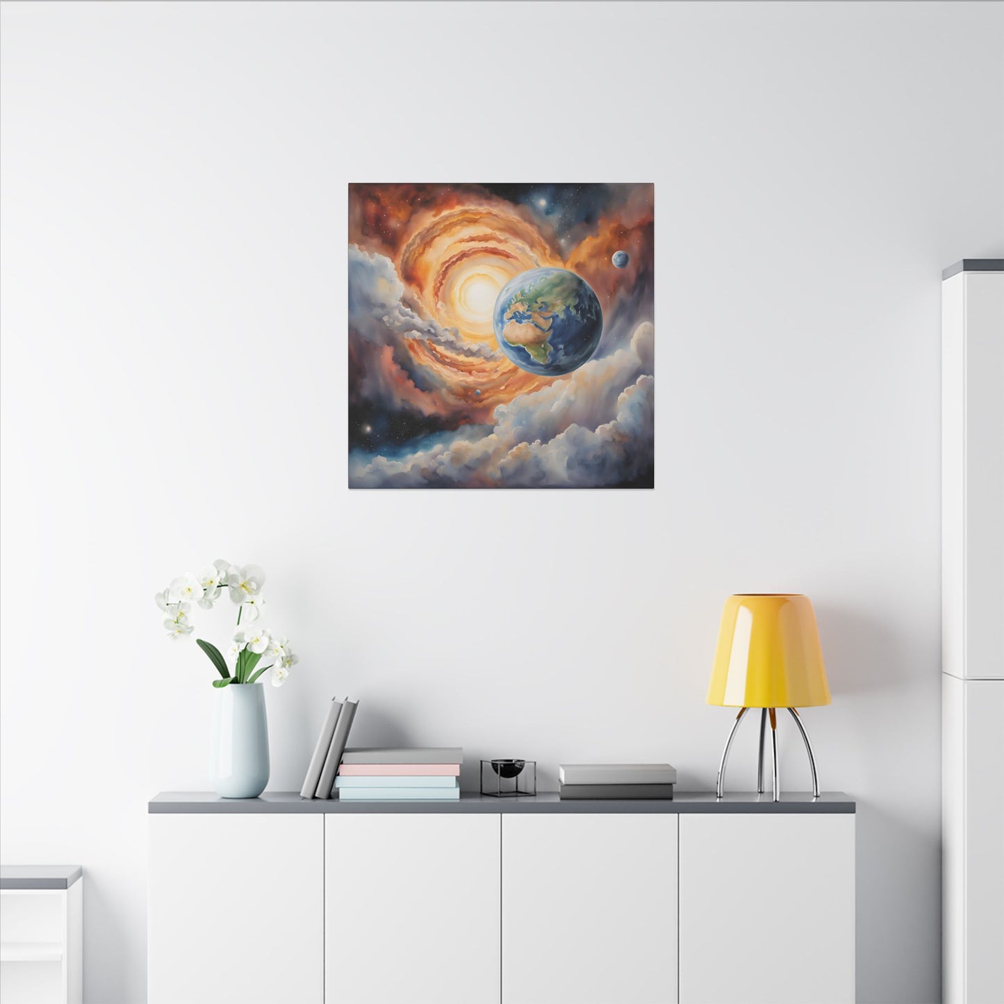 Matte Wall Canvas - Planet Earth - Beyond the Stars Collection