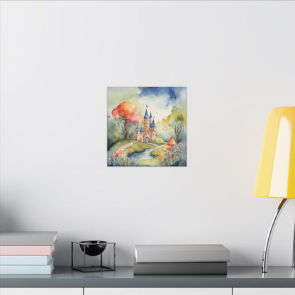 Matte Wall Canvas - Castlescape - Storybook Dreams Collection
