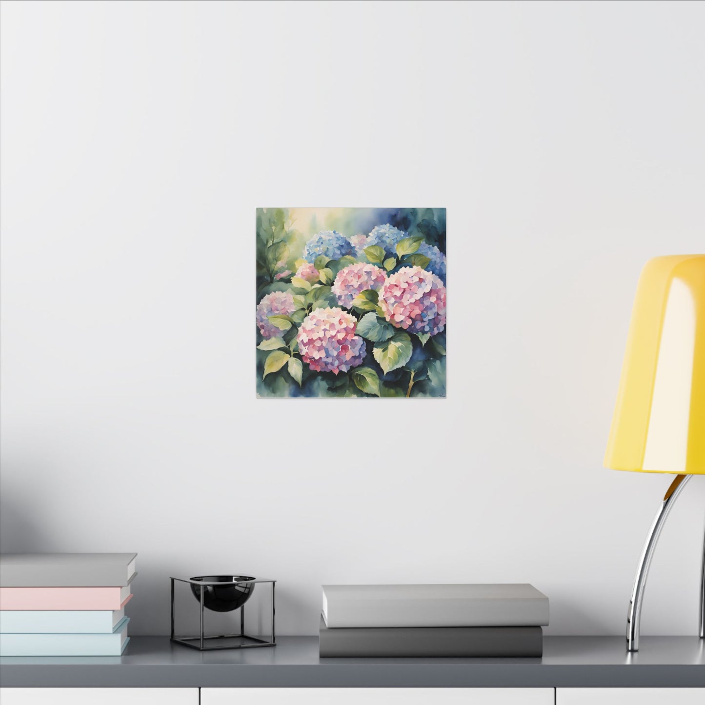 Matte Wall Canvas - Hydrangea - Bloom and Grow Collection