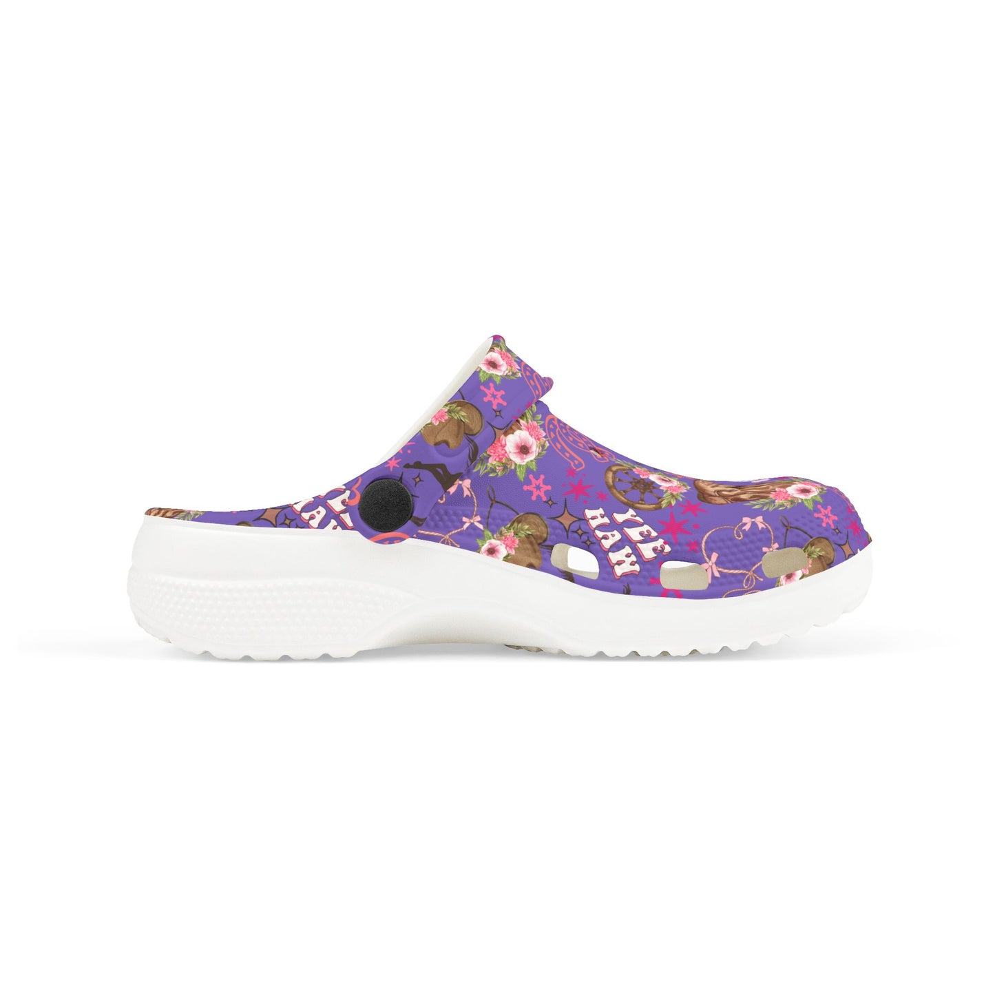 Kid's Foam Clogs - Cowgirl - Periwinkle