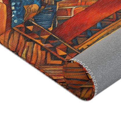Area Rug - Geometric A - African Safari Collection
