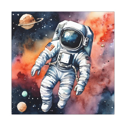 Matte Wall Canvas - Astronaut - Beyond the Stars Collection