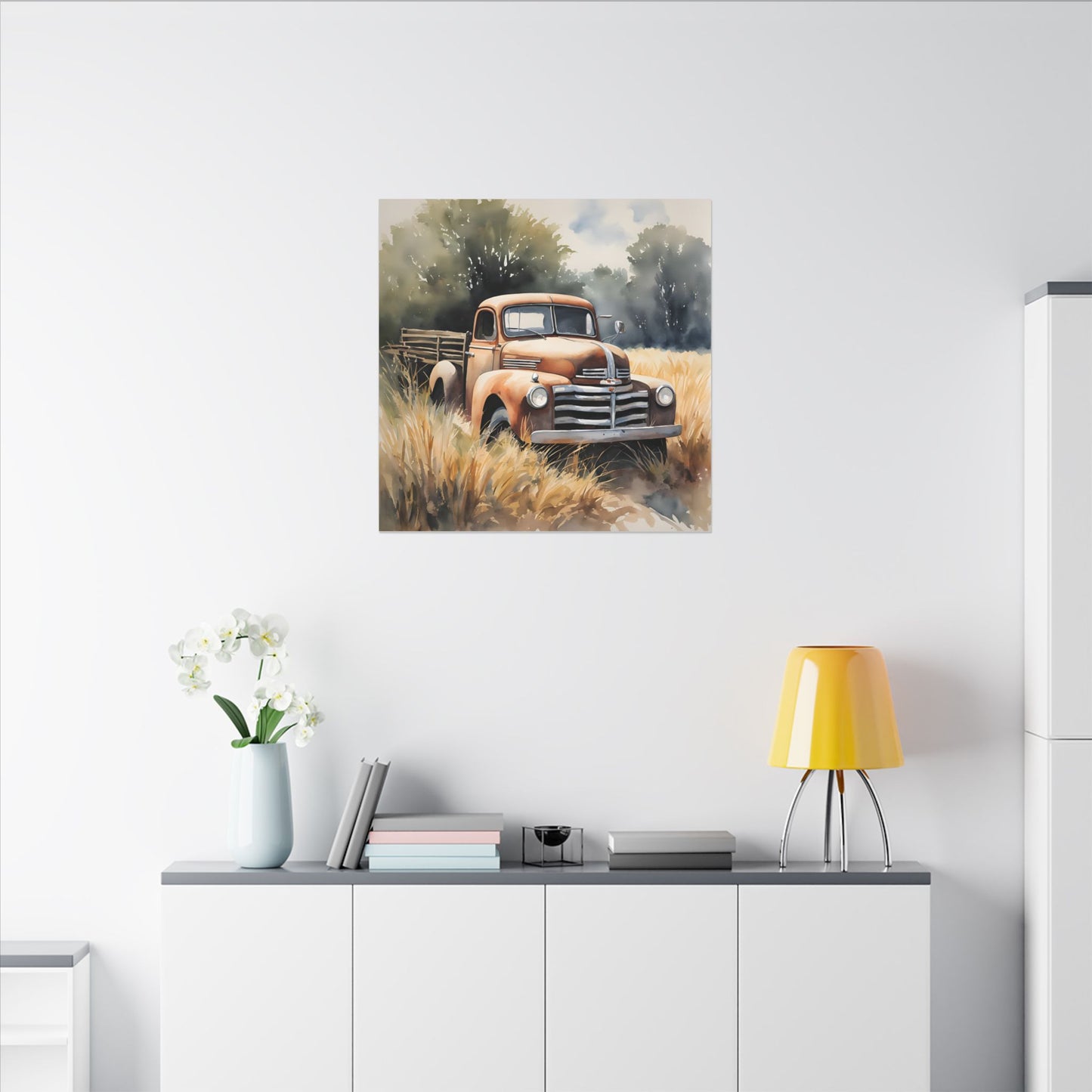 Matte Wall Canvas - Good Old Truck - Wheels & Wings Collection