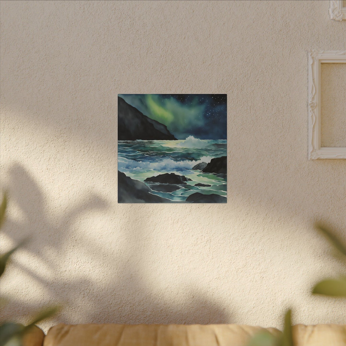 Matte Wall Canvas - Sea at Night - Neptune's Nursery Collection
