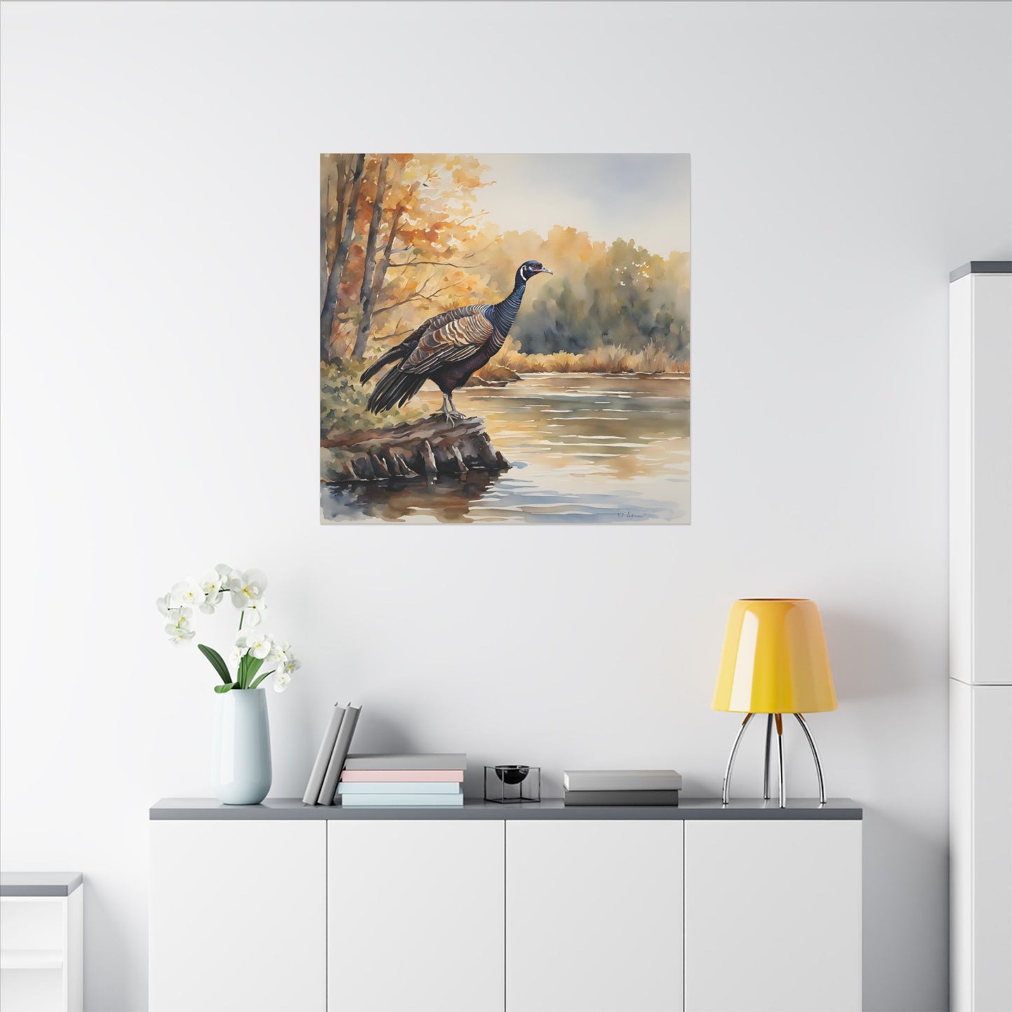 Matte Wall Canvas - Wild Turkey - The Great Outdoors Collection
