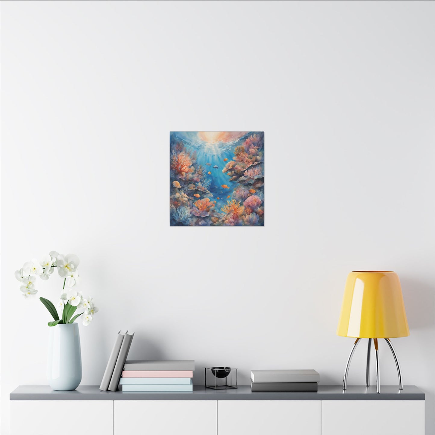 Matte Wall Canvas - Reef Life - Neptune's Nursery Collection