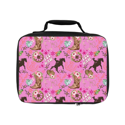 Lunch Bag - Cowgirl - Bubblegum