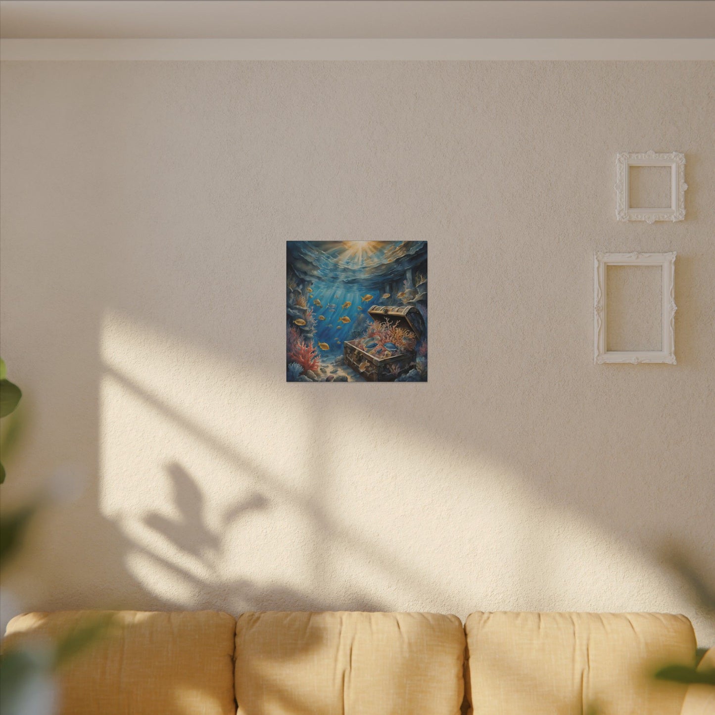 Matte Wall Canvas - Sunken Treasure - Neptune's Nursery Collection