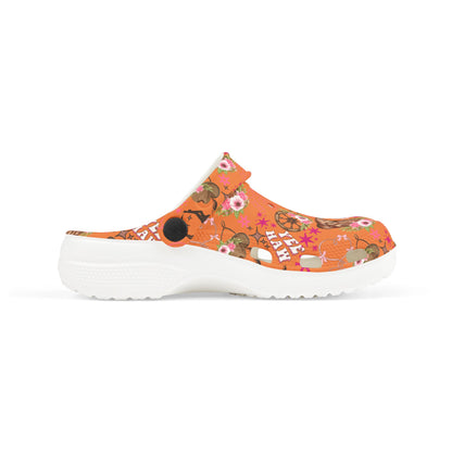 Kid's Foam Clogs - Cowgirl - Natural Hide