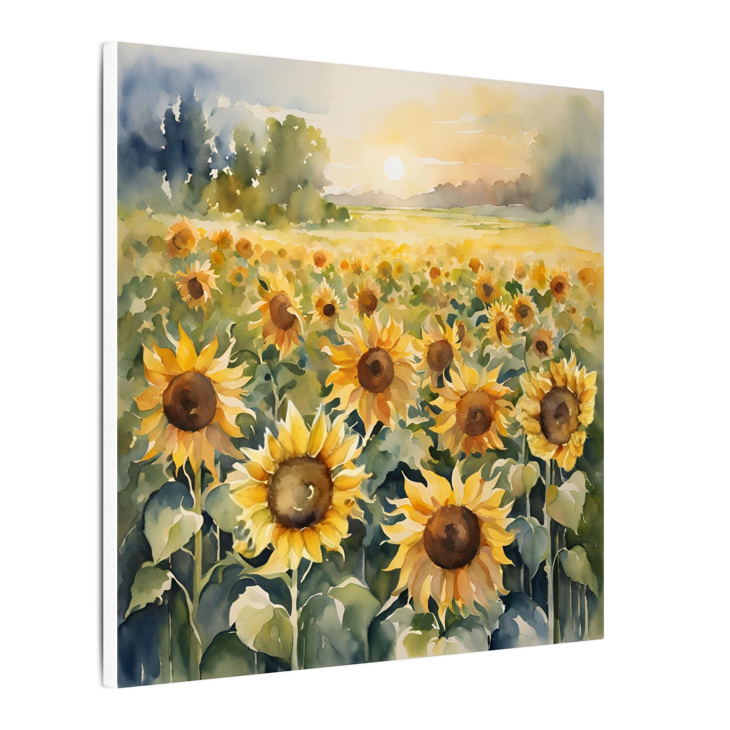 Matte Wall Canvas - Sunflower - Bloom and Grow Collection