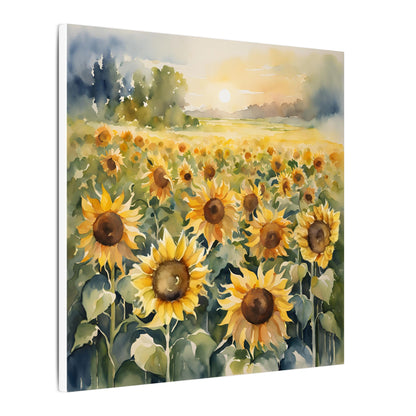 Matte Wall Canvas - Sunflower - Bloom and Grow Collection