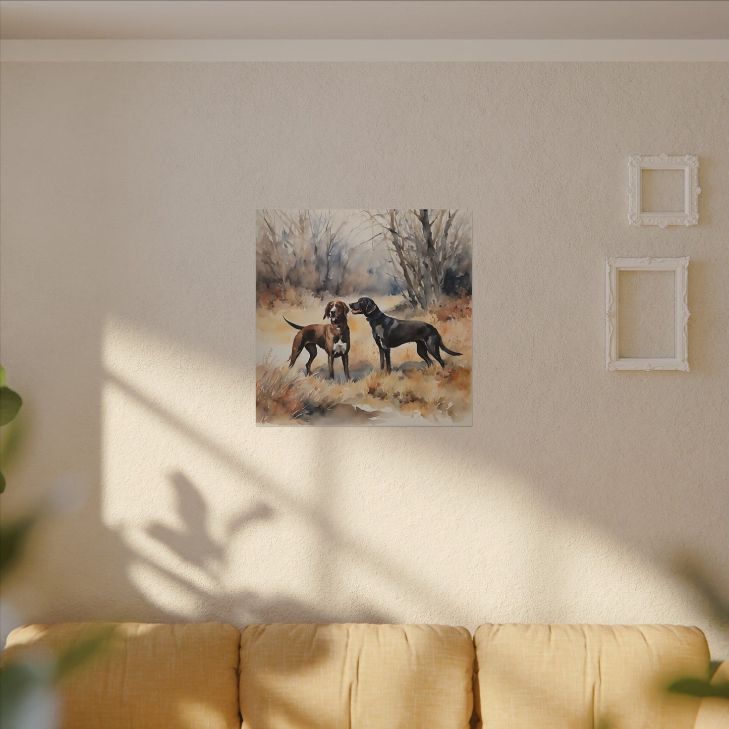 Matte Wall Canvas - Hounds - The Great Outdoors Collection