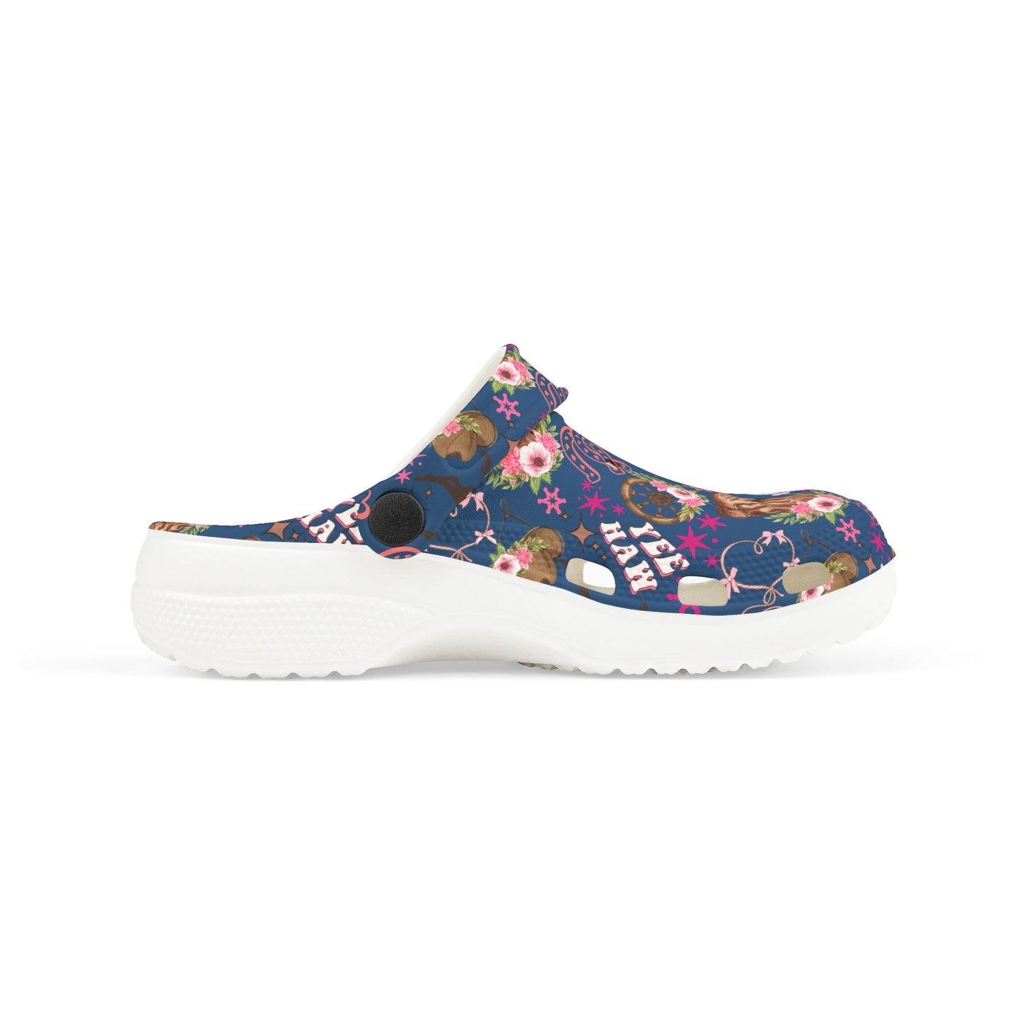 Kid's Foam Clogs - Cowgirl - Denim