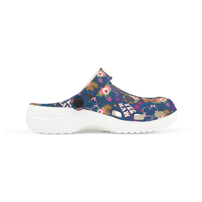 Kid's Foam Clogs - Cowgirl - Denim