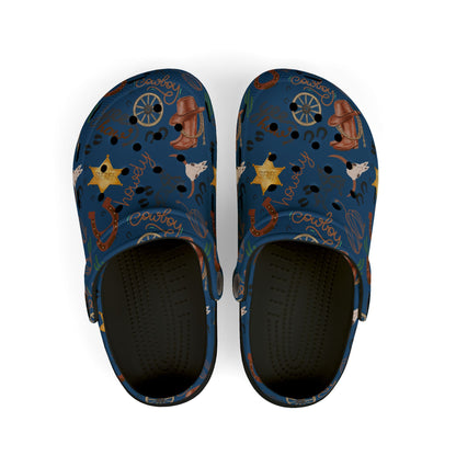 Kid's Foam Clogs - Cowboy - Denim