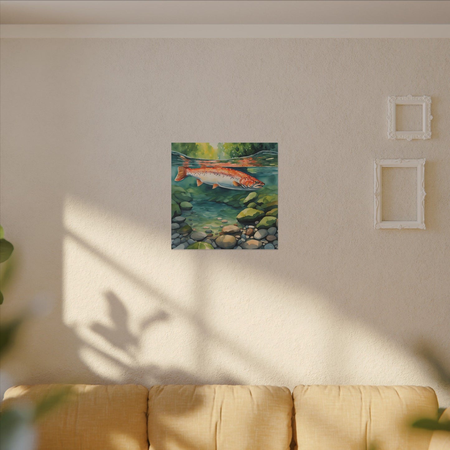 Matte Wall Canvas - Salmon - The Great Outdoors Collection