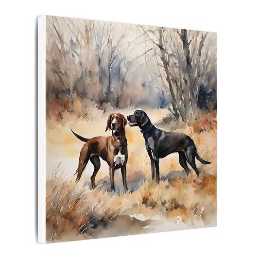 Matte Wall Canvas - Hounds - The Great Outdoors Collection