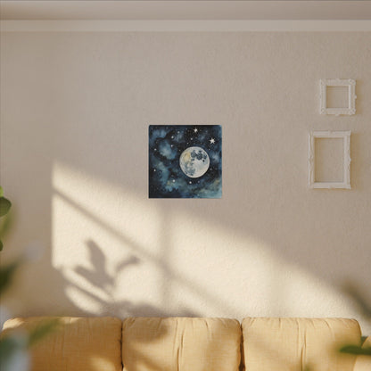 Matte Wall Canvas - Moon - Beyond the Stars Collection
