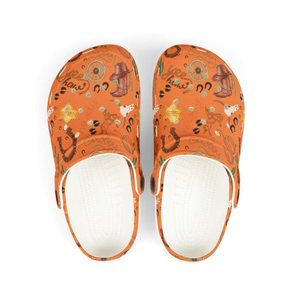 Kid's Foam Clogs - Cowboy - Natural Hide