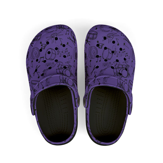 Kid's Foam Clogs - Drums - Periwinkle