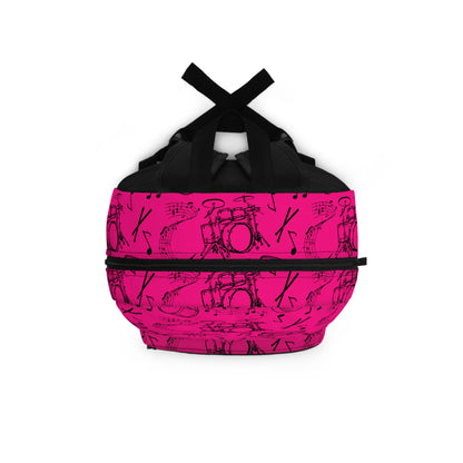 Backpack - Drums - Hot Pink