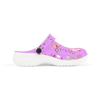 Kid's Foam Clogs - Axolotl - Lilac