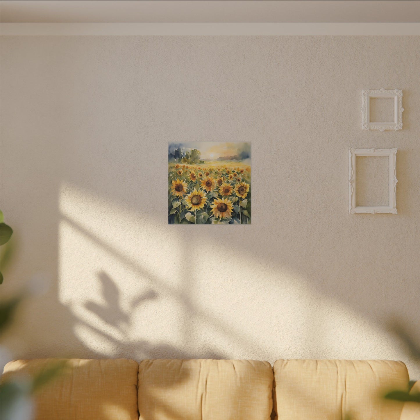 Matte Wall Canvas - Sunflower - Bloom and Grow Collection