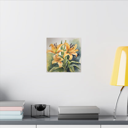 Matte Wall Canvas - Calla Lily - Bloom and Grow Collection