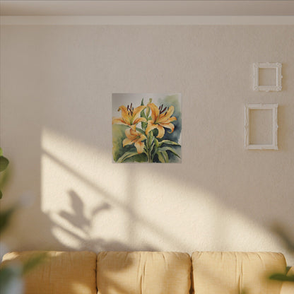 Matte Wall Canvas - Calla Lily - Bloom and Grow Collection