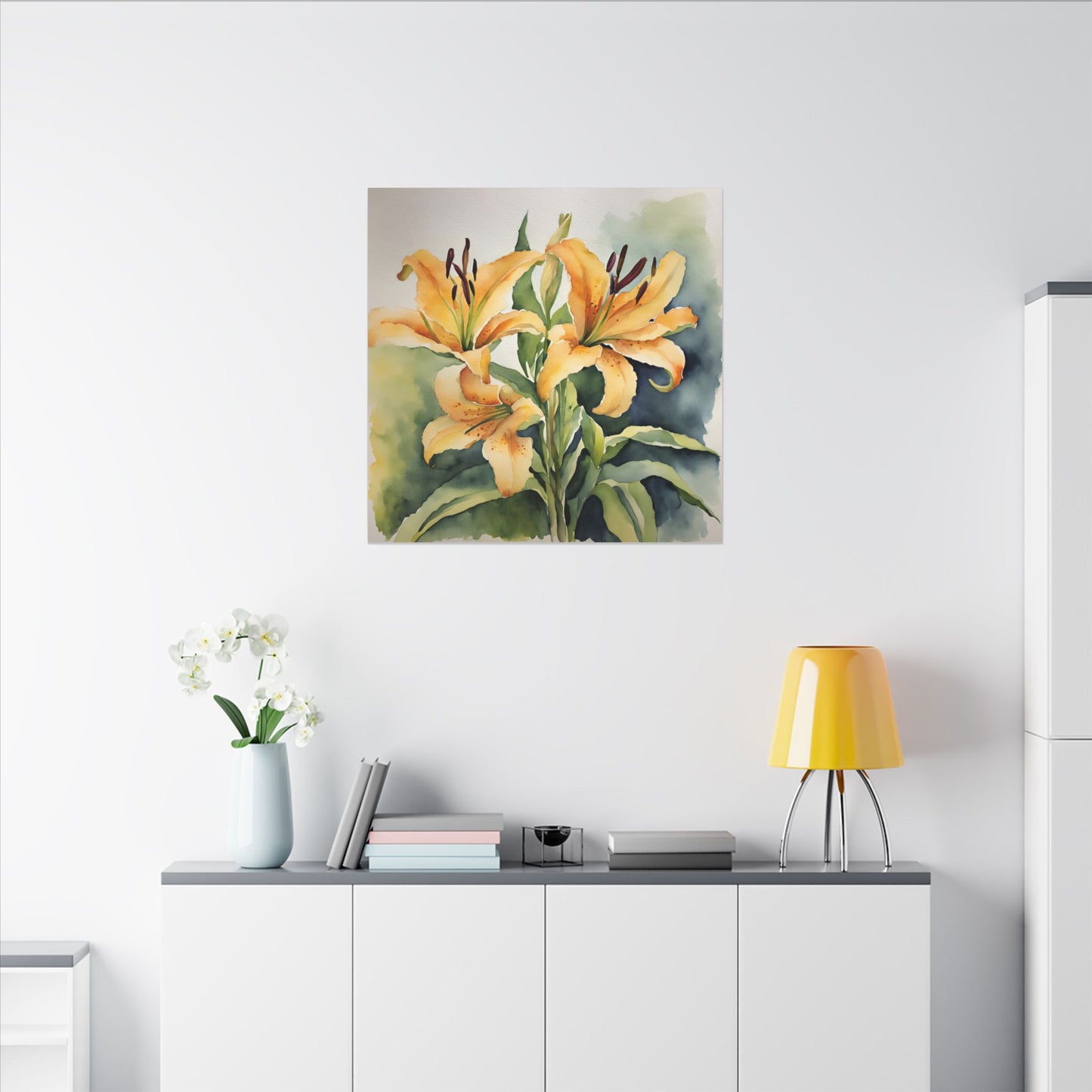 Matte Wall Canvas - Calla Lily - Bloom and Grow Collection