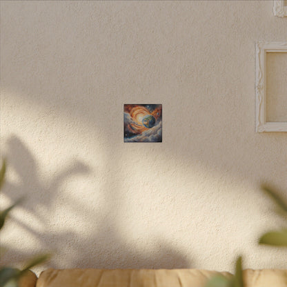 Matte Wall Canvas - Planet Earth - Beyond the Stars Collection