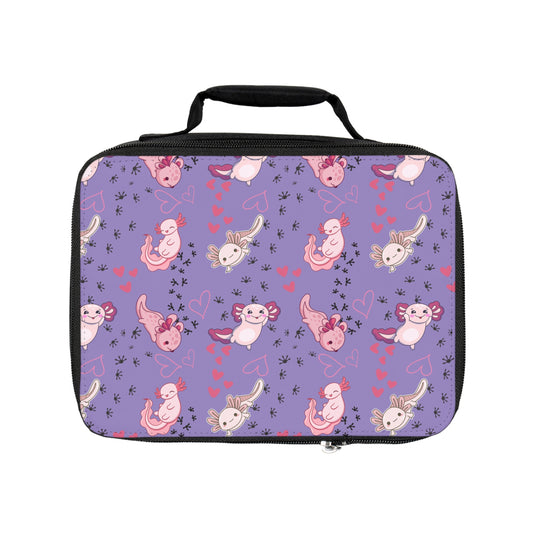 Lunch Bag - Axolotl - Lavender