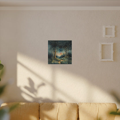 Matte Wall Canvas - Whimsical Forest